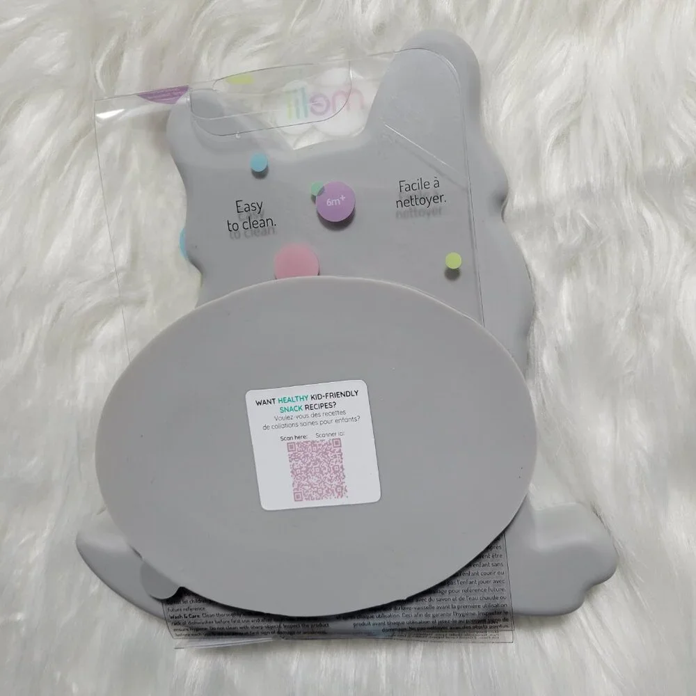 Melli French Bulldog Divided Silicone Suction Plate